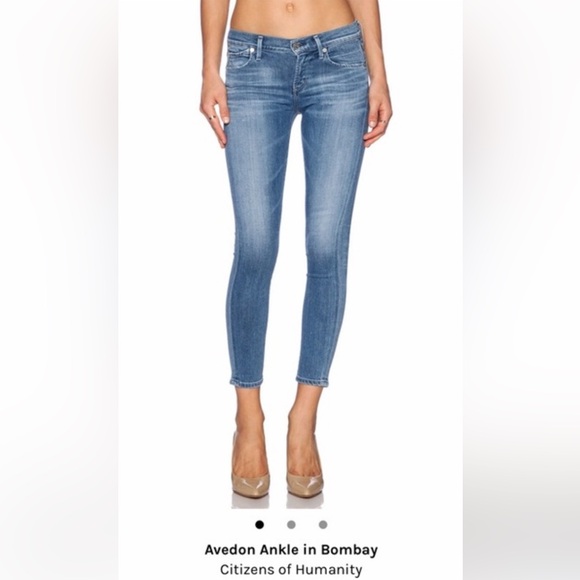Citizens Of Humanity Denim - Women’s Citizens of Humanity by Jerome Dahan Avedon Cropped Skinny Jeans